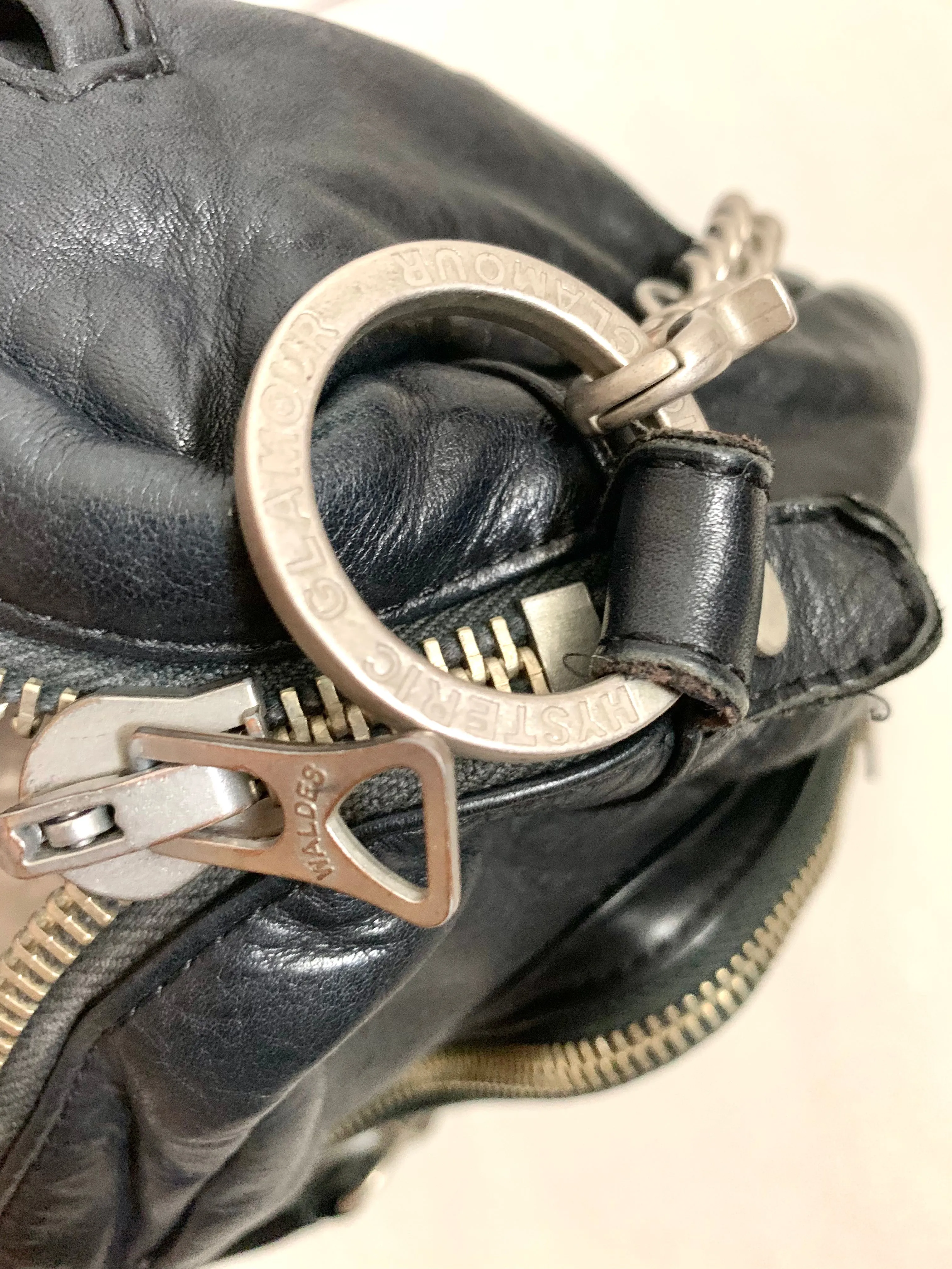 【 HYSTERIC GLAMOUR 】Chain Leather shoulder Bag