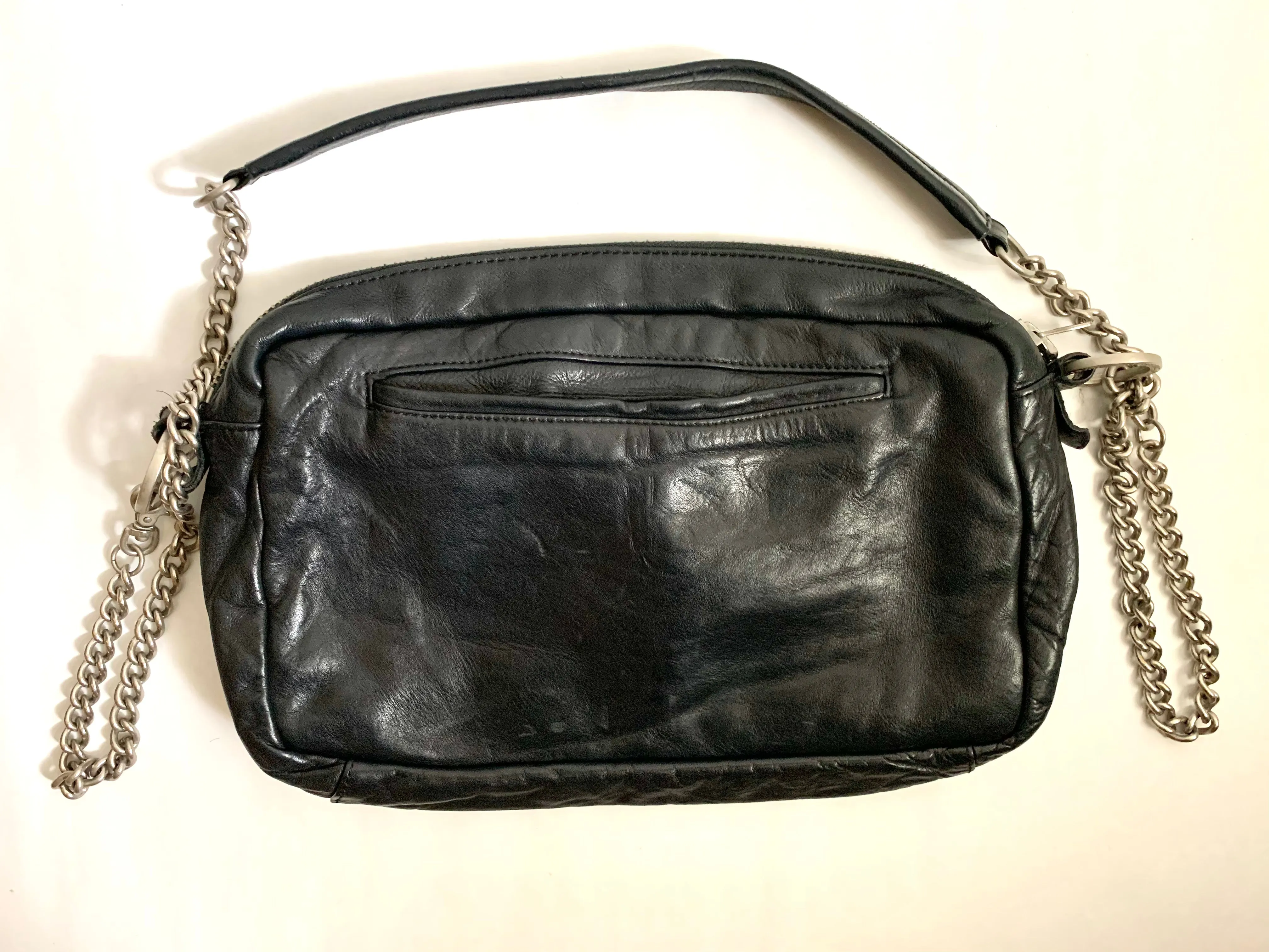 【 HYSTERIC GLAMOUR 】Chain Leather shoulder Bag