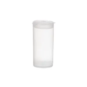 20ml Tablet Vials Plastic Hinged Snap 10pack