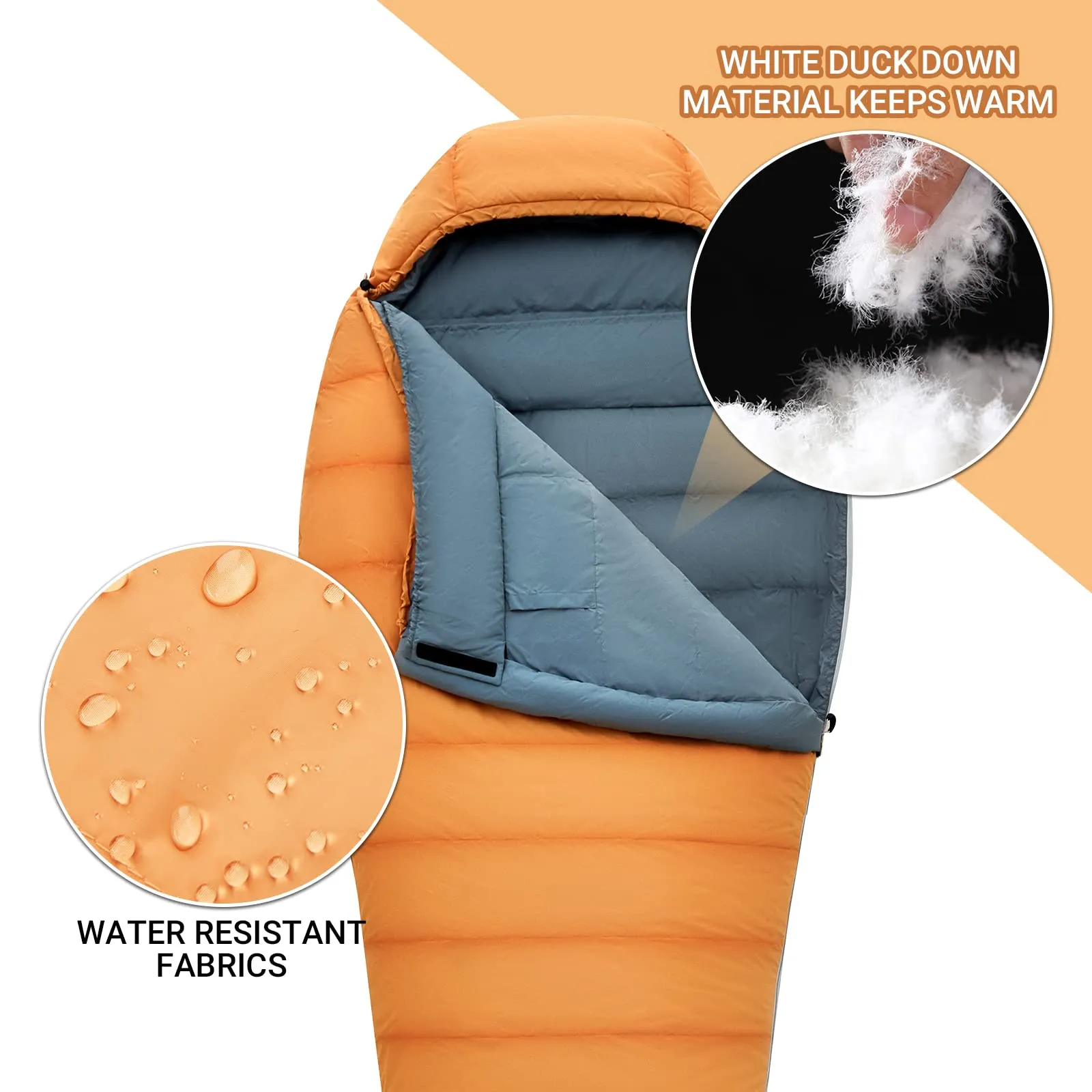25F Protector 600 Duck Down Mummy Sleeping Bag