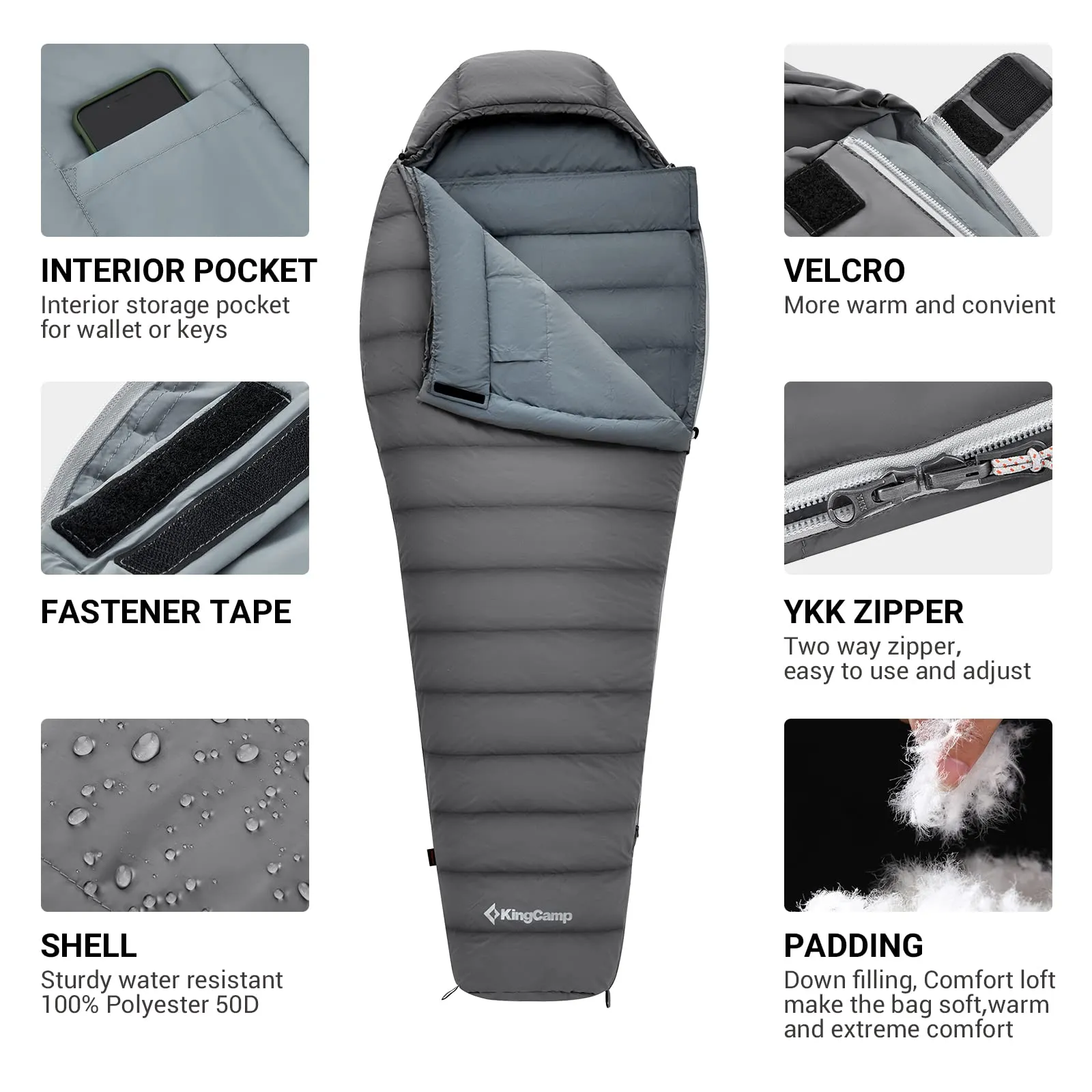 25F Protector 600 Duck Down Mummy Sleeping Bag