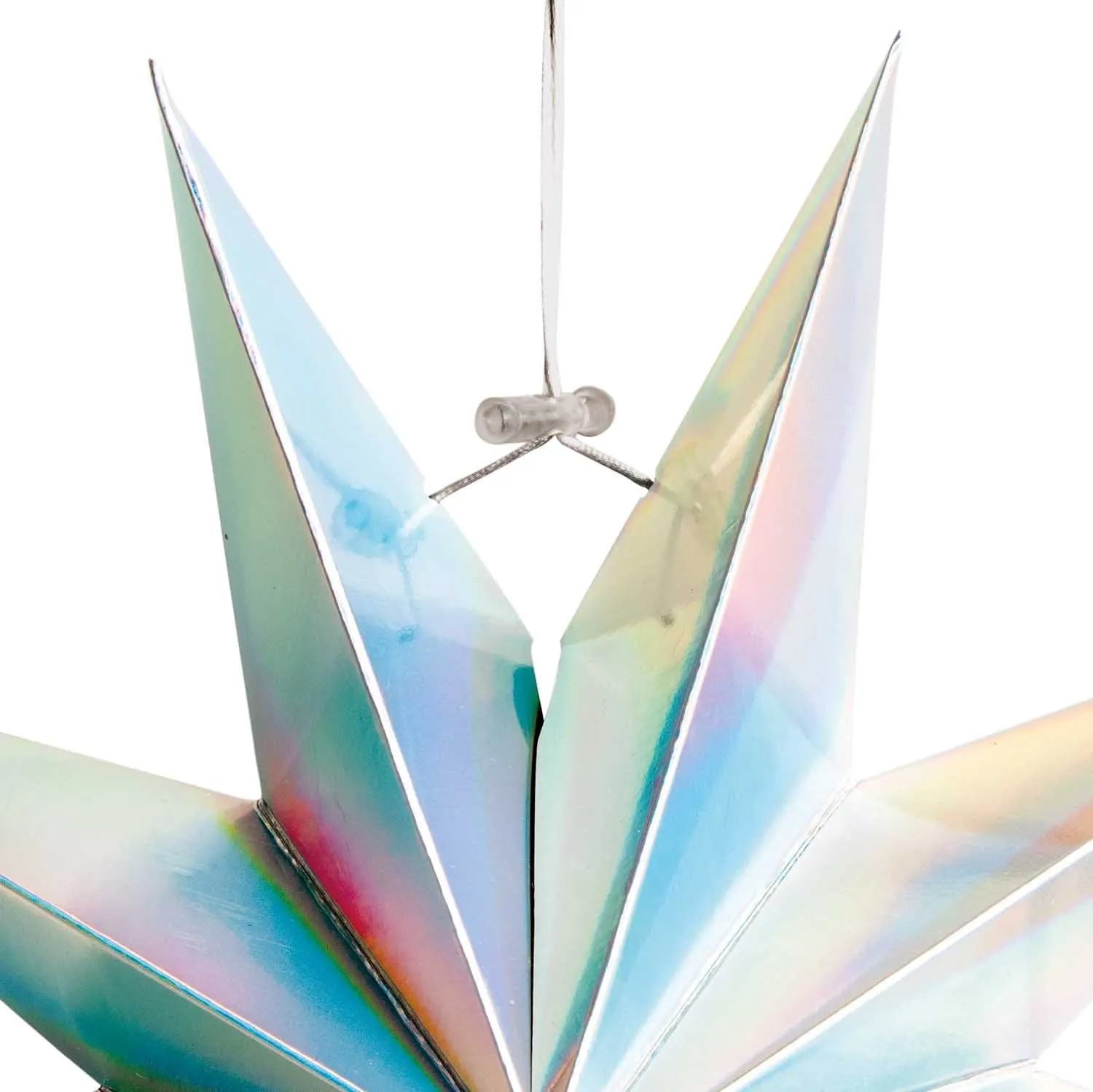 28cm Scandinavian Star Decoration - Iridescent