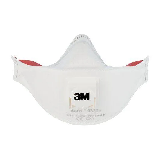 3M Aura Valved Disposable Respirator FFP3 9332