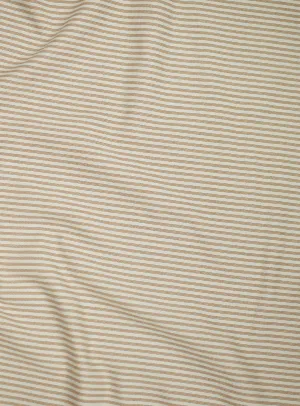 Abington Footstool, Heritage Ochre Stripe