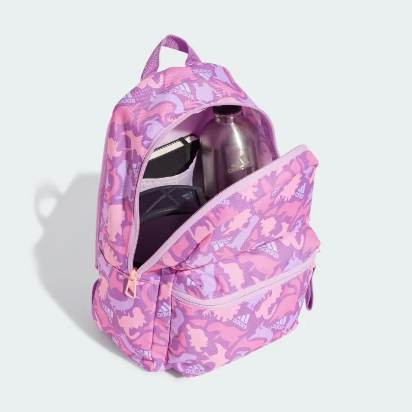 ADIDAS PRINTED BACKPACK KIDS - PURPLE
