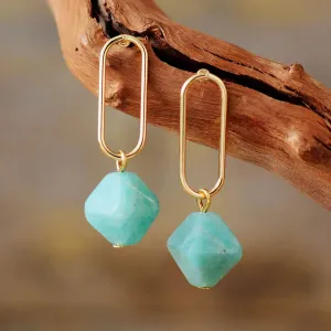 Amazonite Hyperbole Earrings