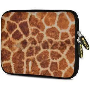 Amzer 7.75 Inch Neoprene iPad/Tablet Sleeve - Giraff Safari