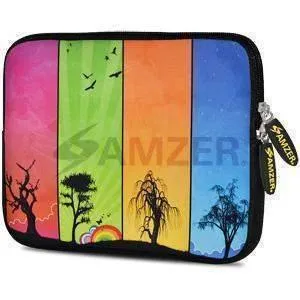 Amzer 7.75 Inch Neoprene iPad/Tablet Sleeve - Seasons