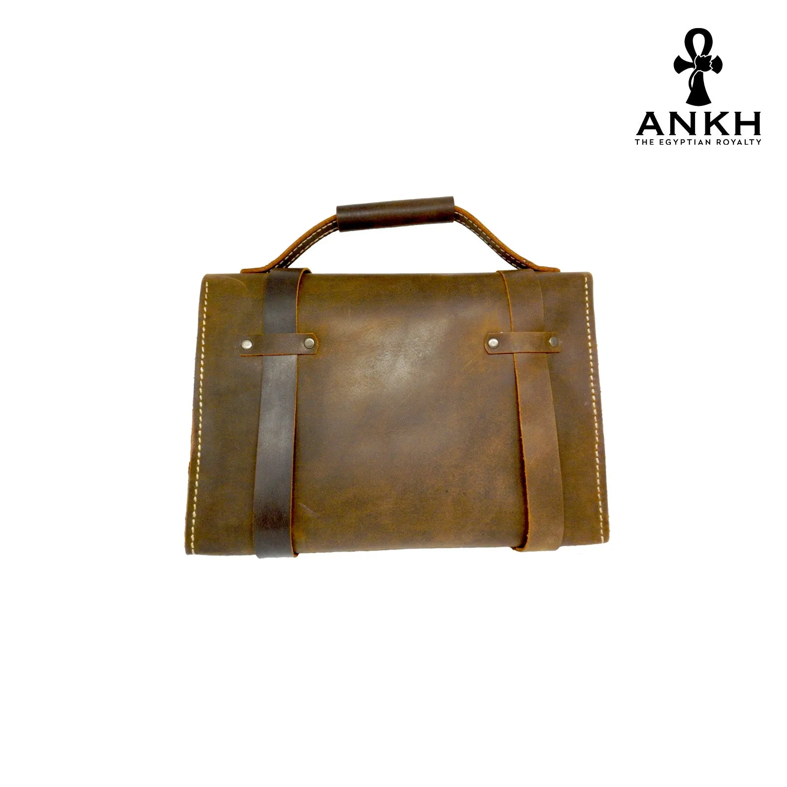 ANKH Hand-Made Genuine Leather Messenger Large Bag