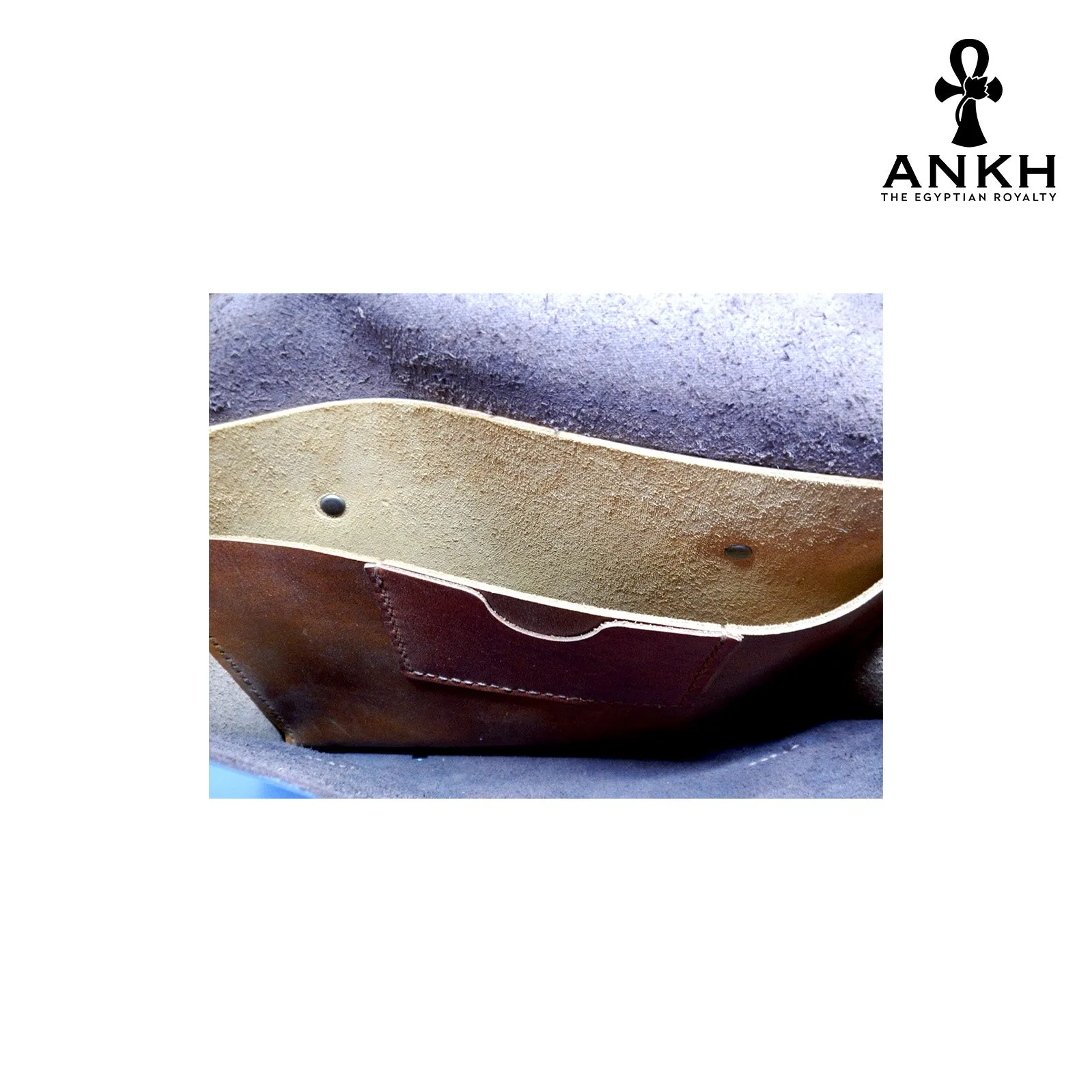 ANKH Hand-Made Genuine Leather Messenger Large Bag