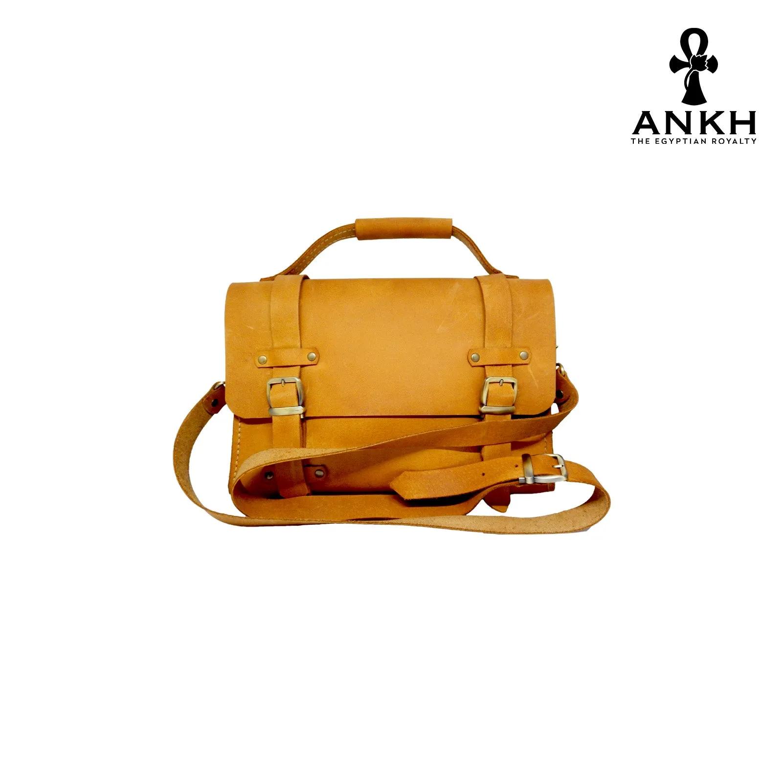 ANKH Hand-Made Genuine Leather Messenger Large Bag
