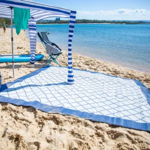 Annexe Mat - Gazebo Navy/Grey