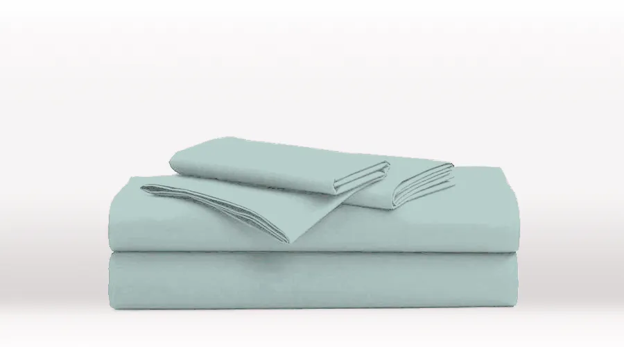 Aqua Queen Size Classic Sheet Set