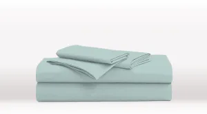 Aqua Queen Size Classic Sheet Set