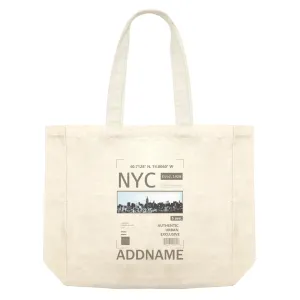 Artistic City NYC Authentic Urban Exclusive with Addname Shopping Bag