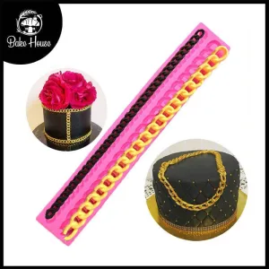 Bag Chain Silicone Fondant Cake Border Mold