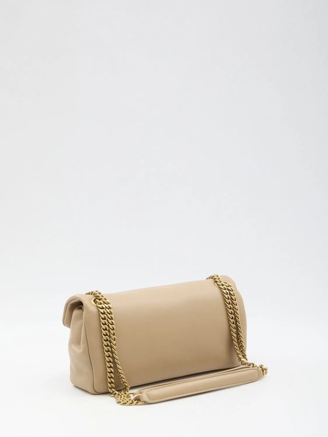 BEIGE CALYPSO LEATHER BAG