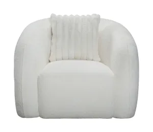 Bellini Chair - Ivory Boucle Fabric