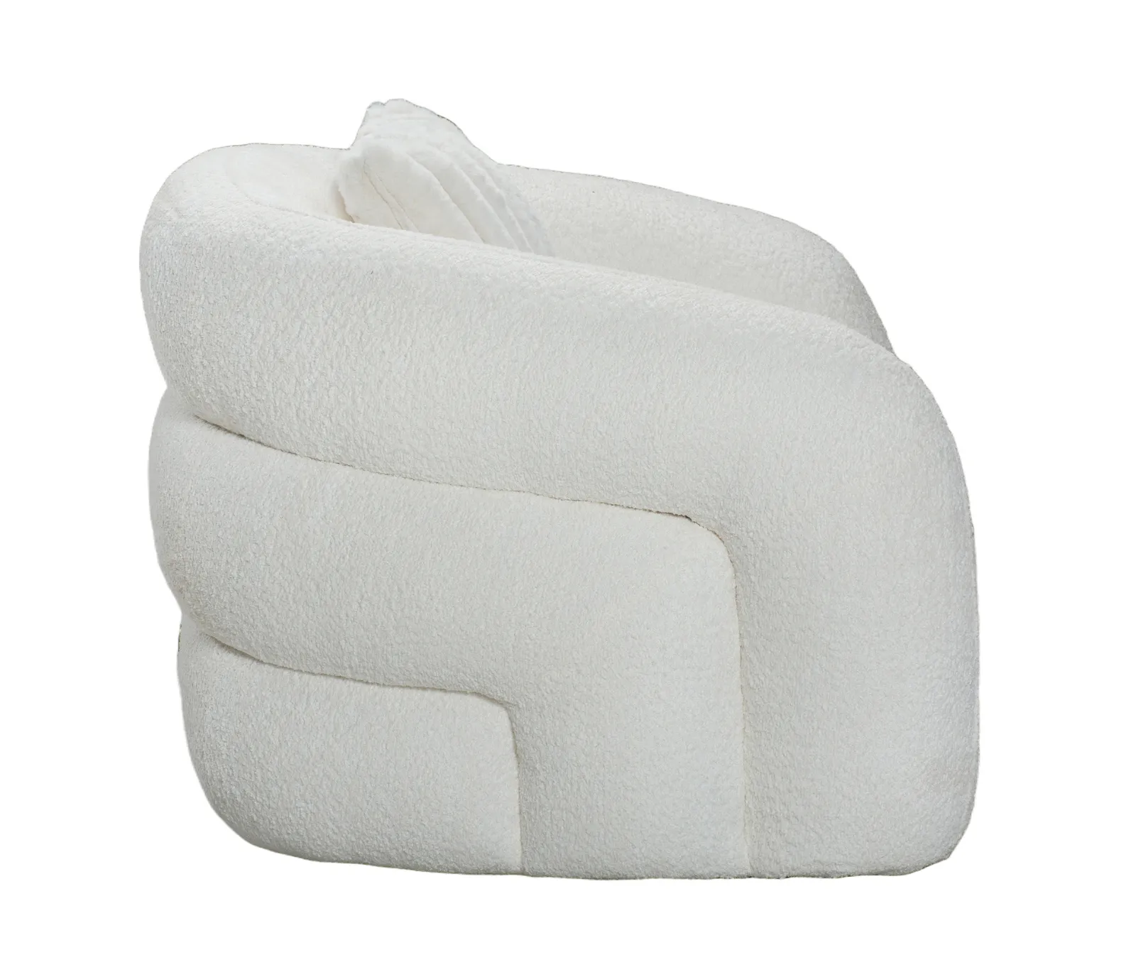 Bellini Chair - Ivory Boucle Fabric