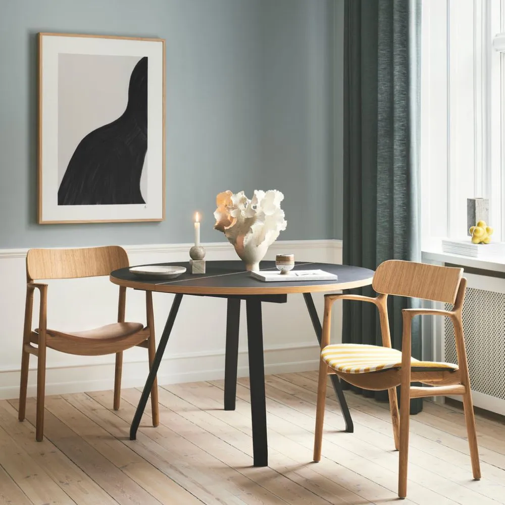 Bent Hansen Asger Chair Polsters Seat, Oiled Oak/Vils Fabric (22 140/112)