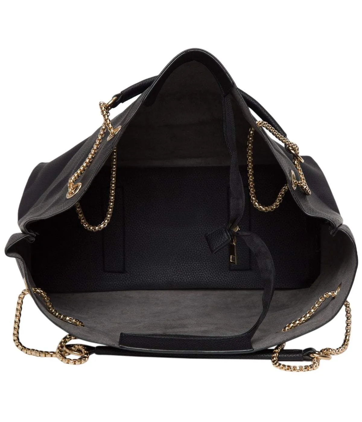 Black color Chain Tote Bag