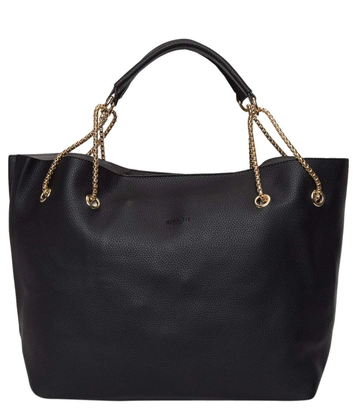 Black color Chain Tote Bag