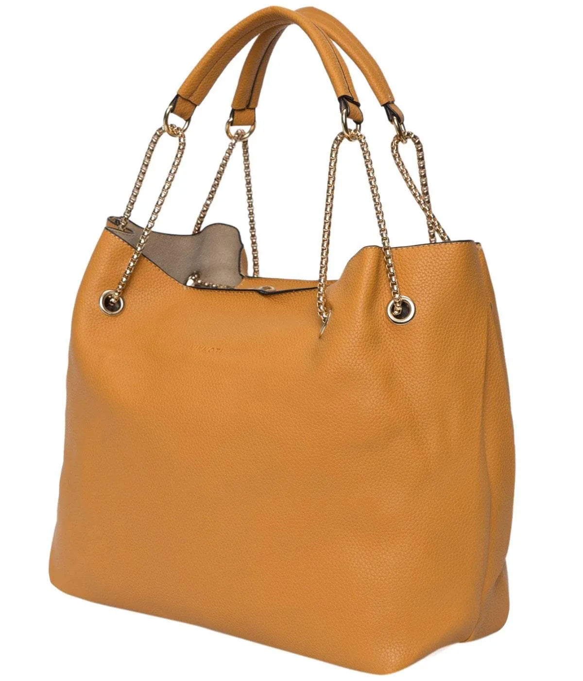 Black color Chain Tote Bag
