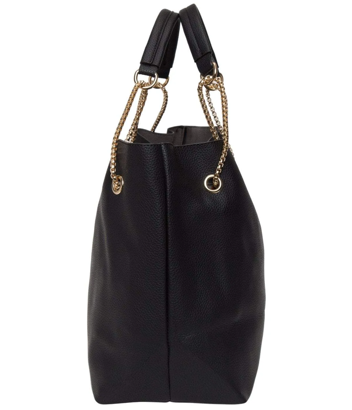 Black color Chain Tote Bag