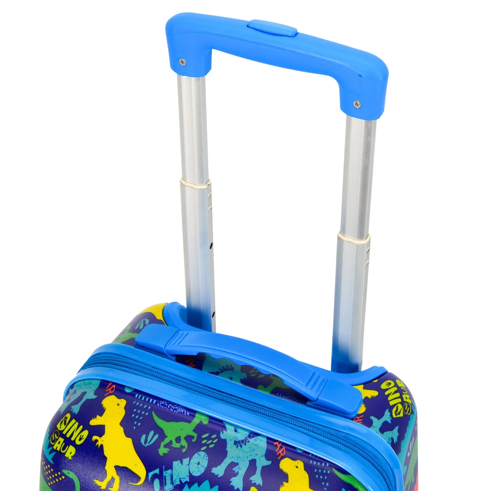 BONTOUR 2 pcs kids' luggage set, backpack   trolley, scratch-resistant (Dinosaur A)