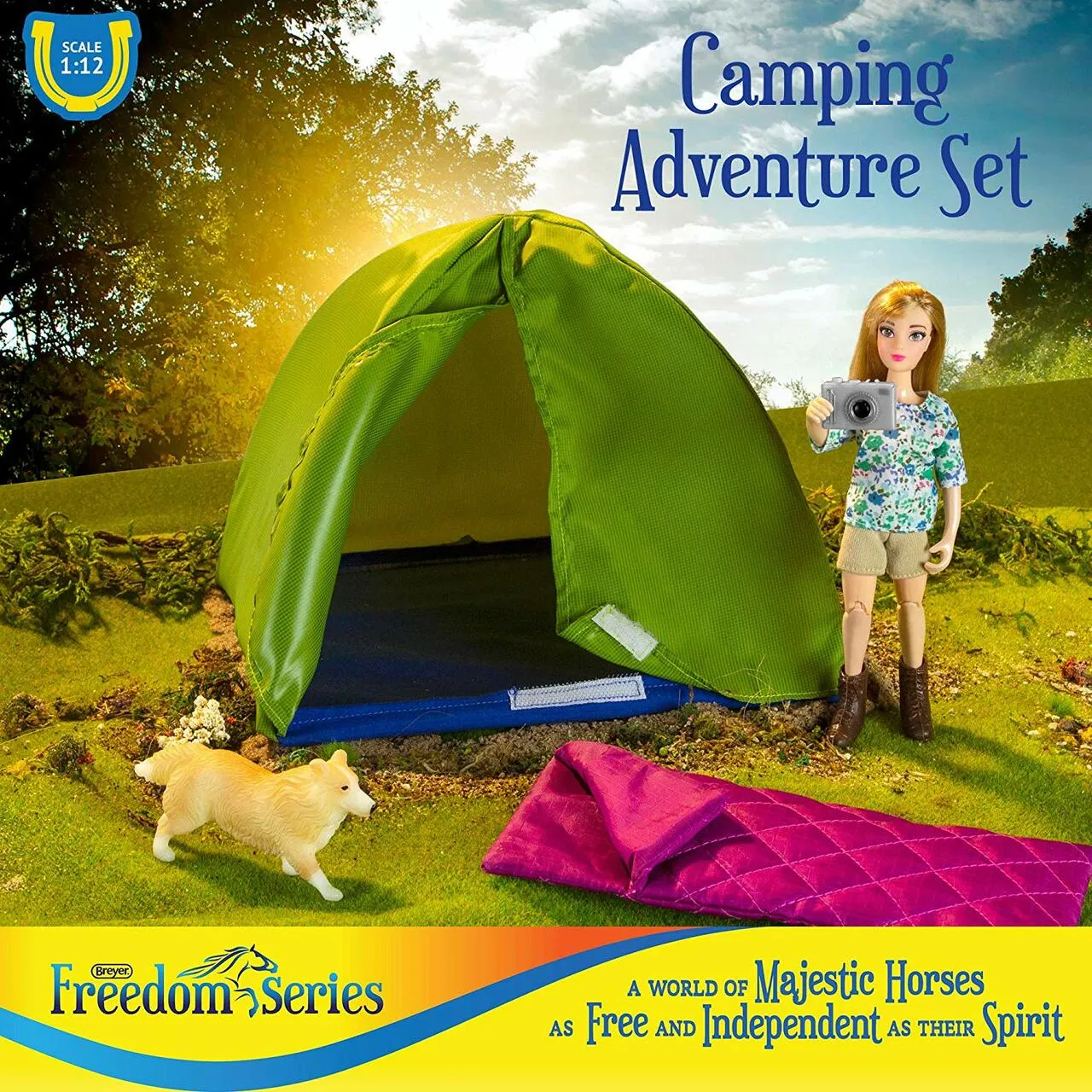 Breyer Freedom Series Camping Adventure 5 Piece Play Set Classics Model #62049