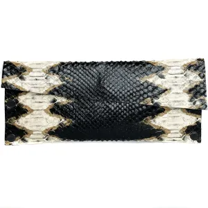 Bronze Python Evening Clutch