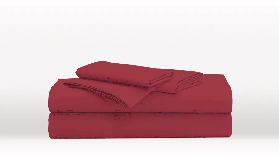 Burgundy Queen Size Classic Sheet Set