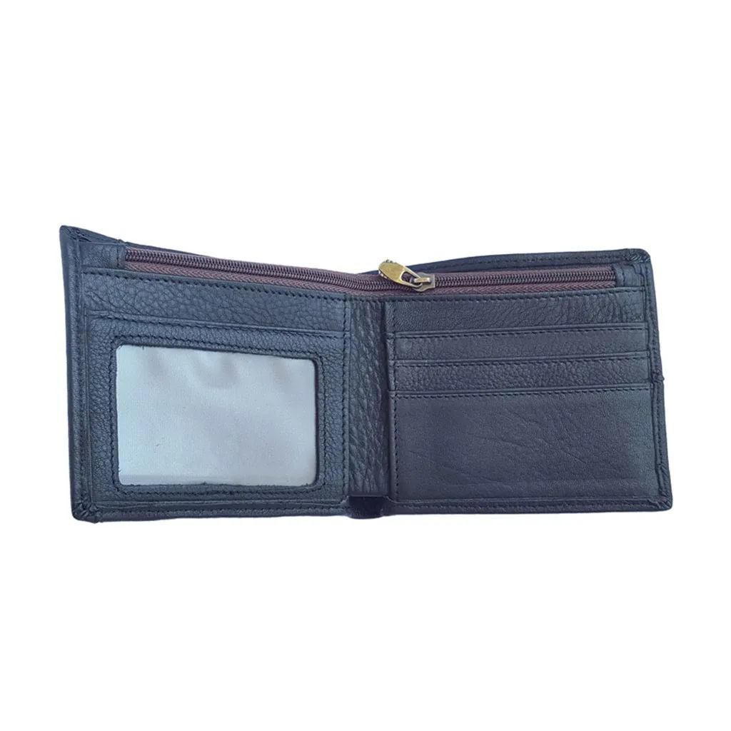 Business Leather Wallet Black WTM207