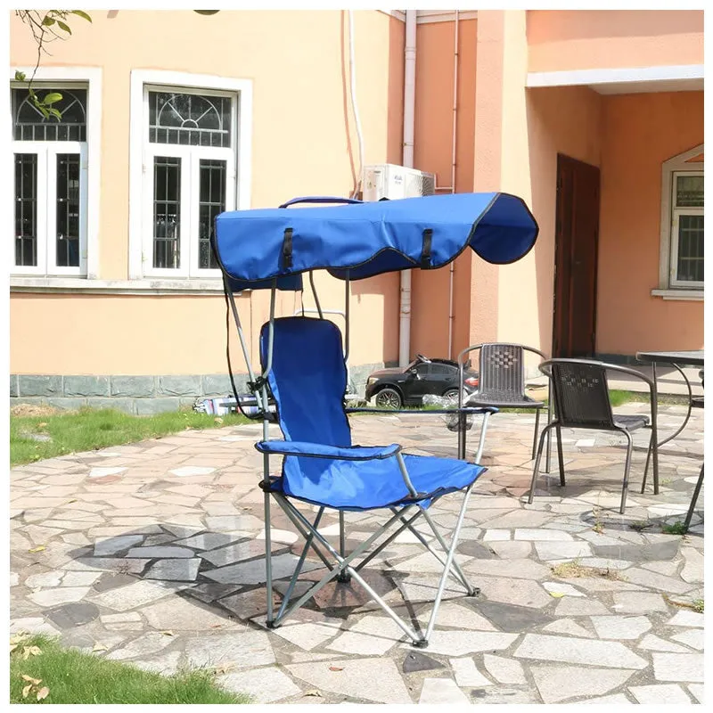 Camping Chair With Adjustable Shade Canopy Ccwc-B