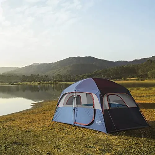 CAMPROS CP Tent-6-Person-Camping-Tent, Waterproof, Windproof