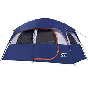 CAMPROS CP Tent-6-Person-Camping-Tent, Waterproof, Windproof