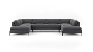 Catwalk U-Shaped Bumper Sectional (90" x 148" x 90")