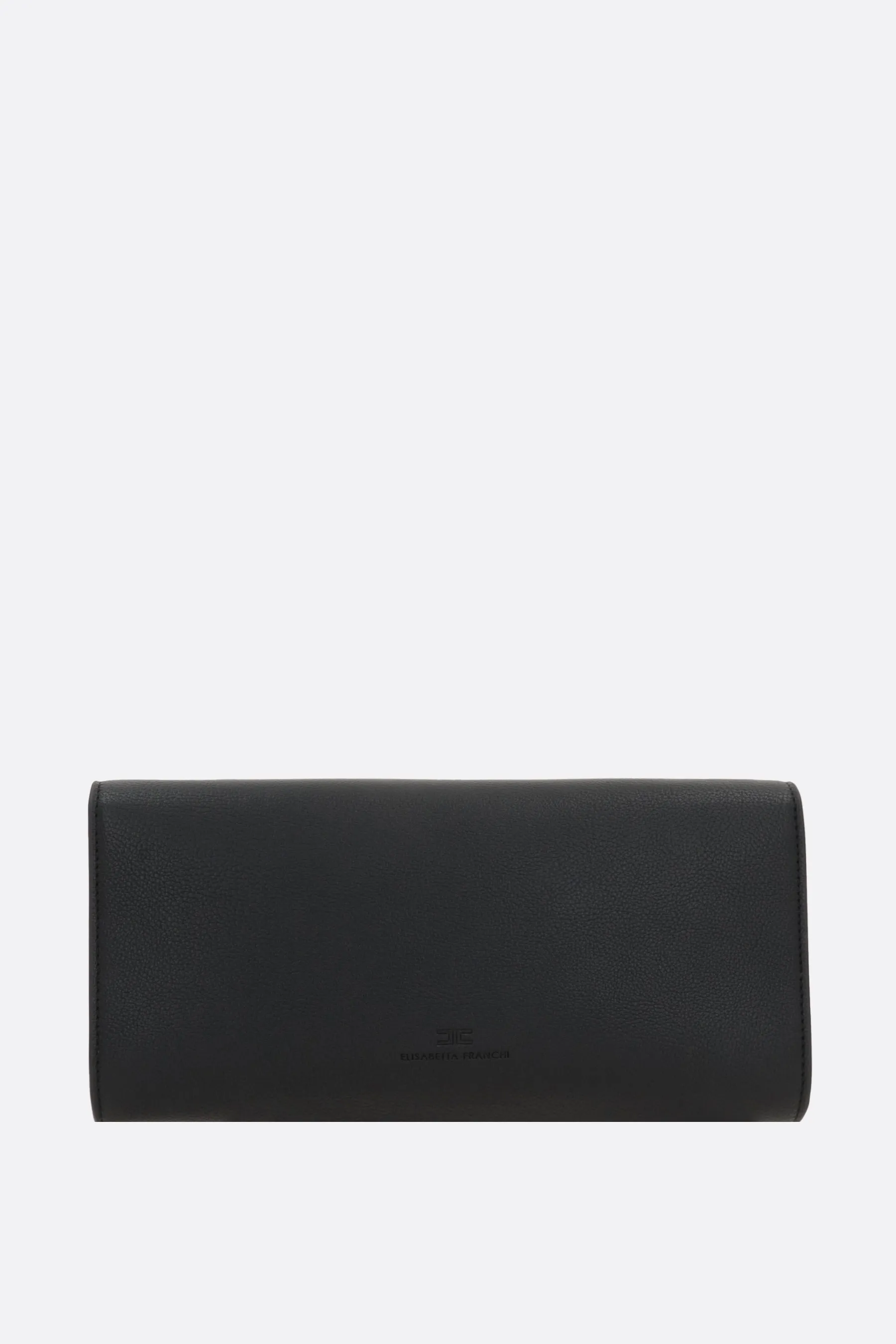 Chain Pattern Faux Leather Clutch