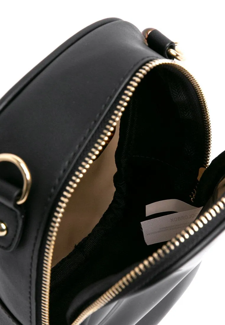 Chain Transparent Handbag - Black