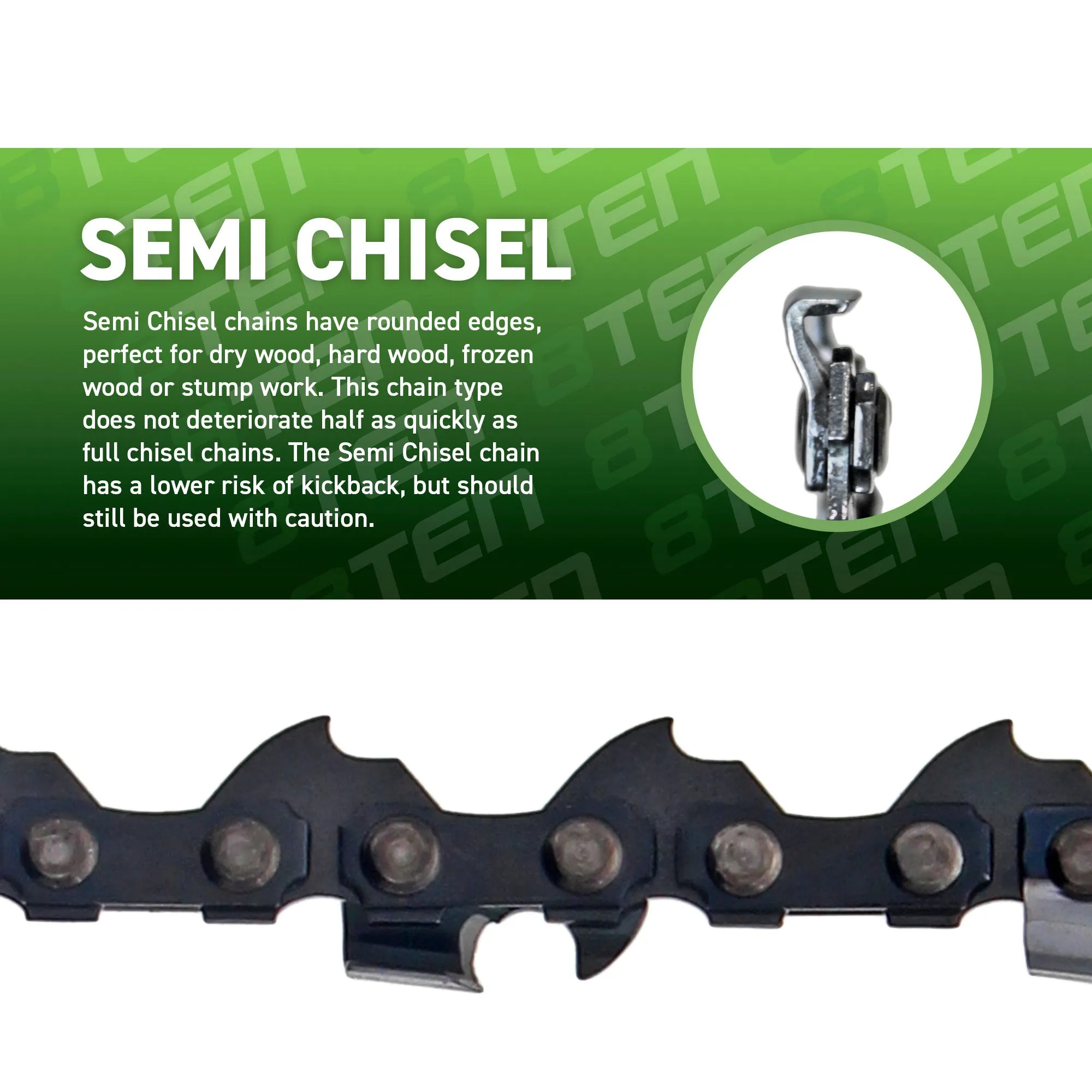 Chainsaw Chain 14 Inch .043 3/8 LP 50DL For Stihl Homelite 61PMM350E H3850 61PMM350 36100050050 | 2-PACK