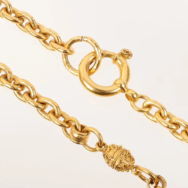 CHANEL 1994 Made Mini Cc Mark Design Chain Necklace