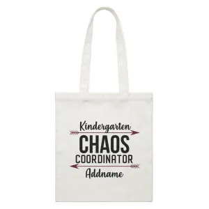 Chaos Cordinator Series Kindergarten White Canvas Bag