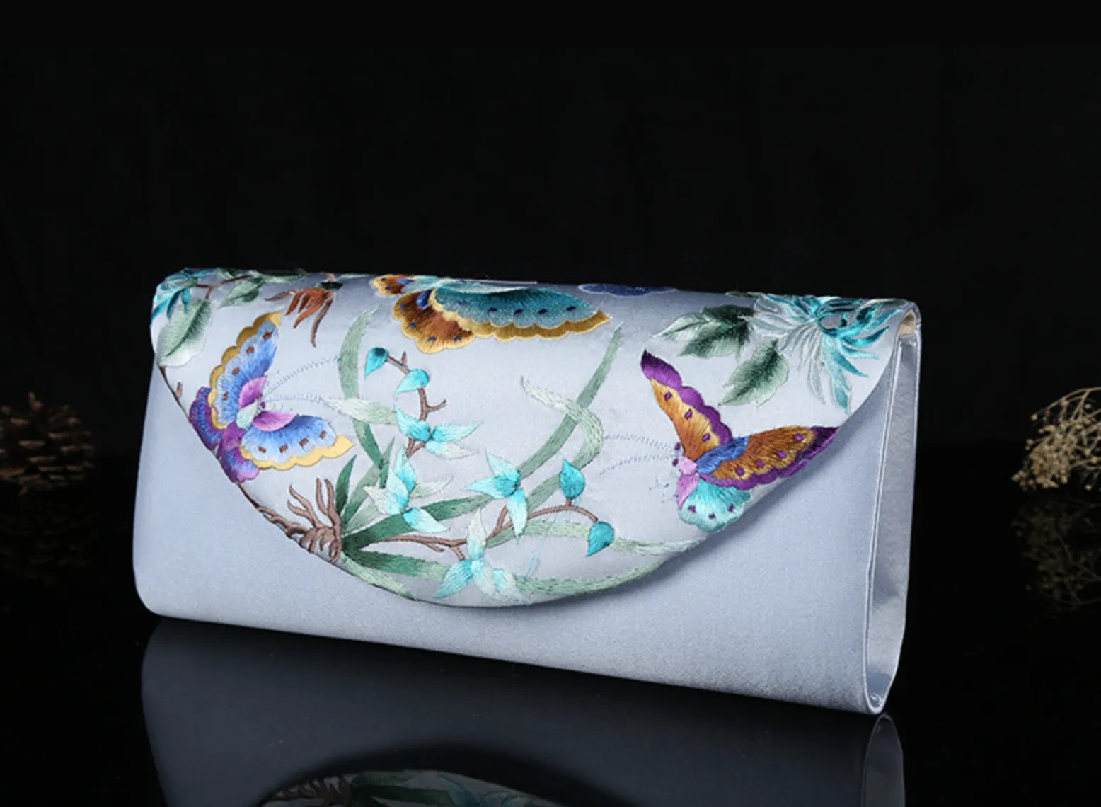 Chinese Silk Evening Dress Bag