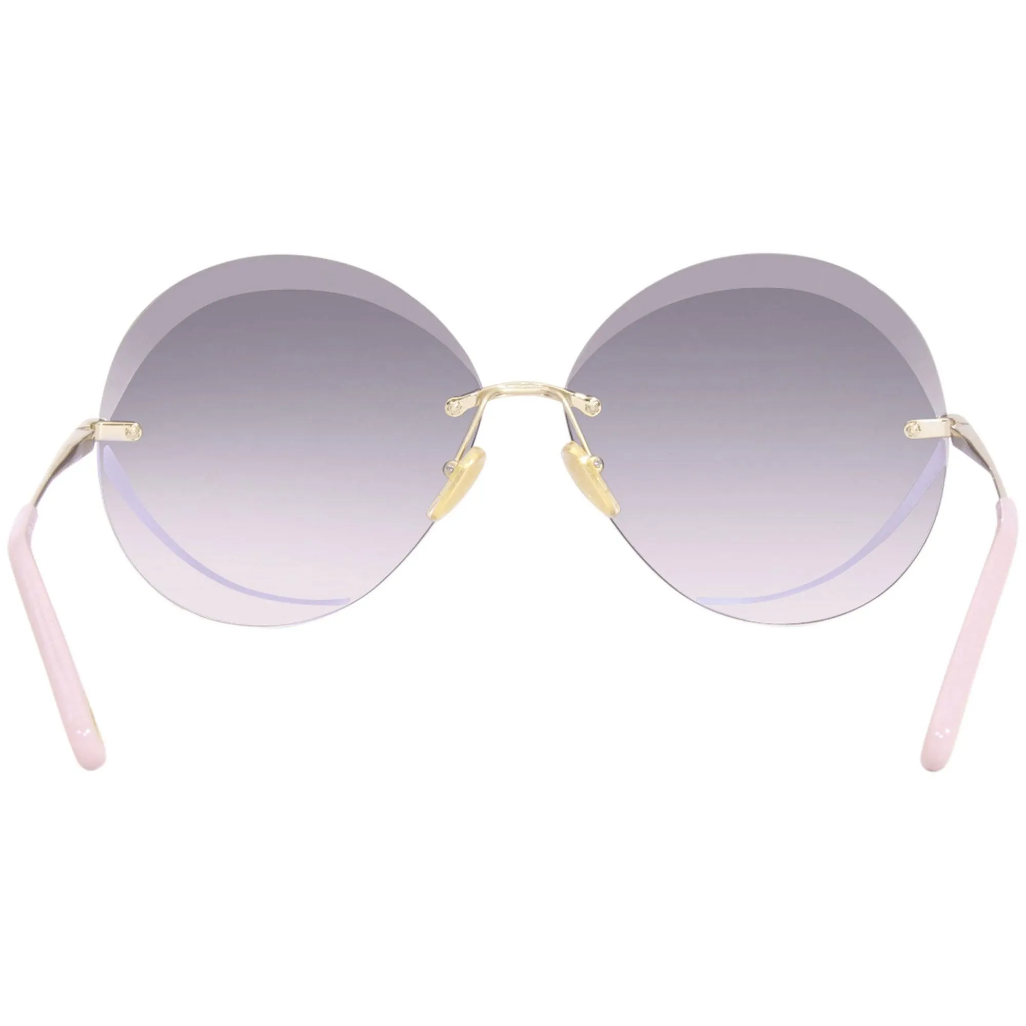 Chloe Women's Sunglasses - Shiny Gold Frame Grey Gradient Lens | CH0063S-30011429001