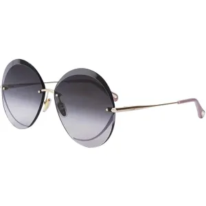 Chloe Women's Sunglasses - Shiny Gold Frame Grey Gradient Lens | CH0063S-30011429001