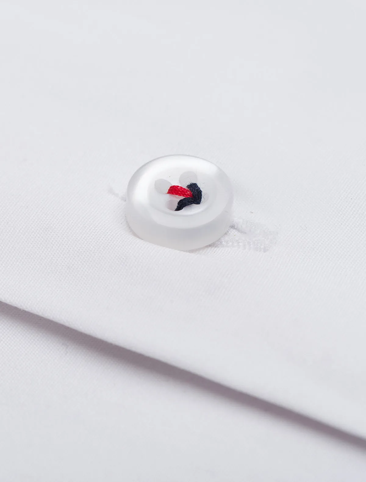 CLASSIC WHITE SHIRT WITH PIPING DETAILS