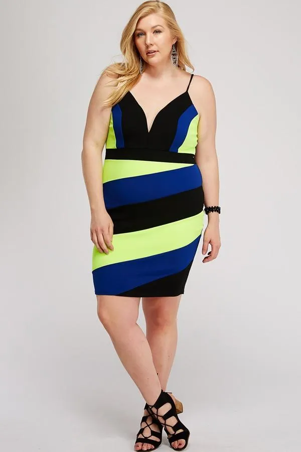 Colorful Cocktail Dress