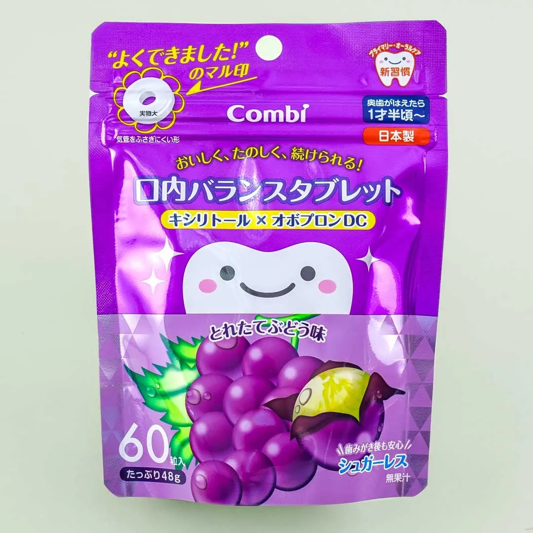 Combi Teteo Oral Balance Tablet Candy - Grape
