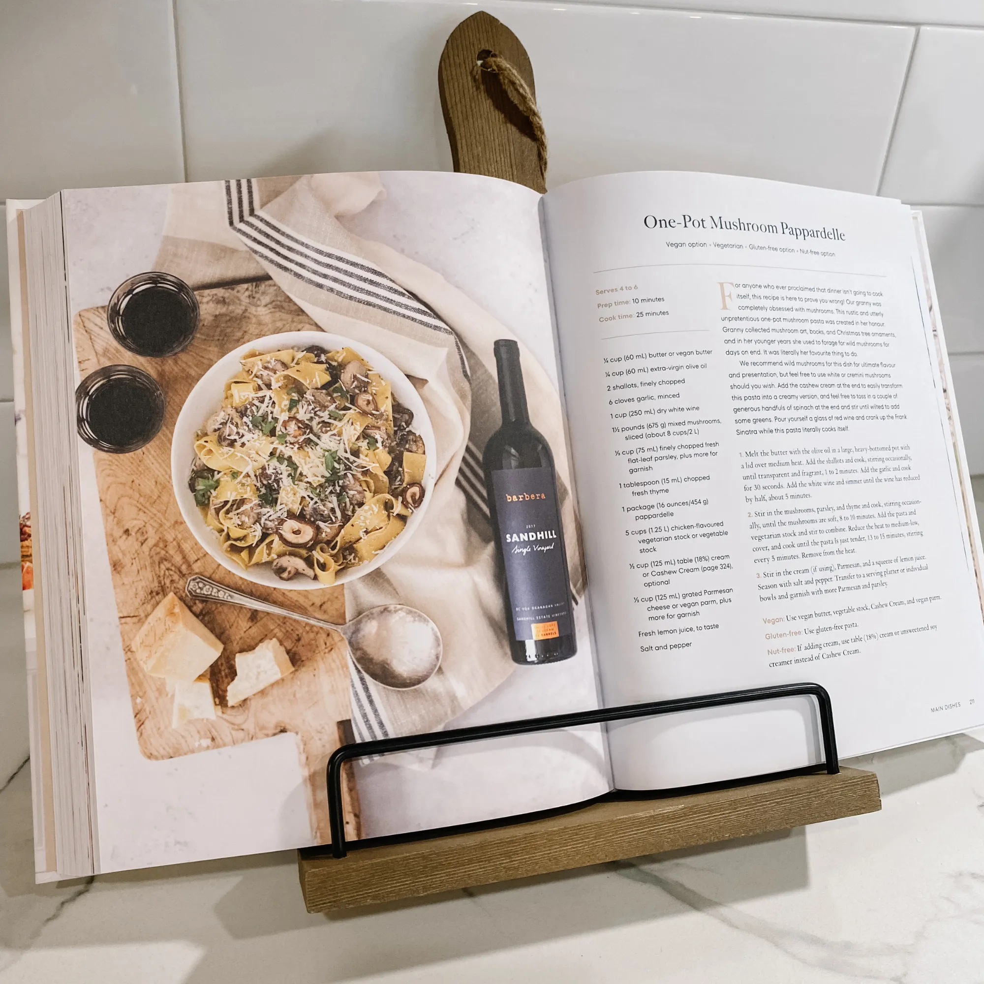 Cookbook Stand As Is | Natural