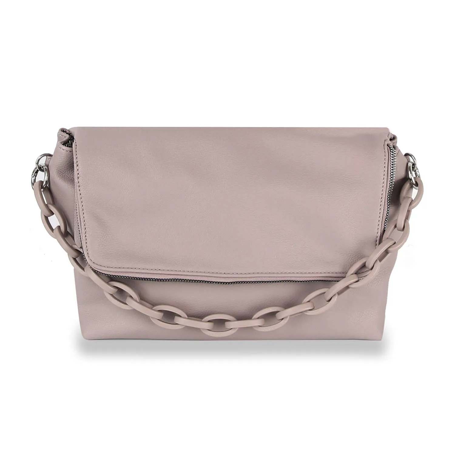 Courtney  Olive Chain Handle Shoulder Bag: Olive